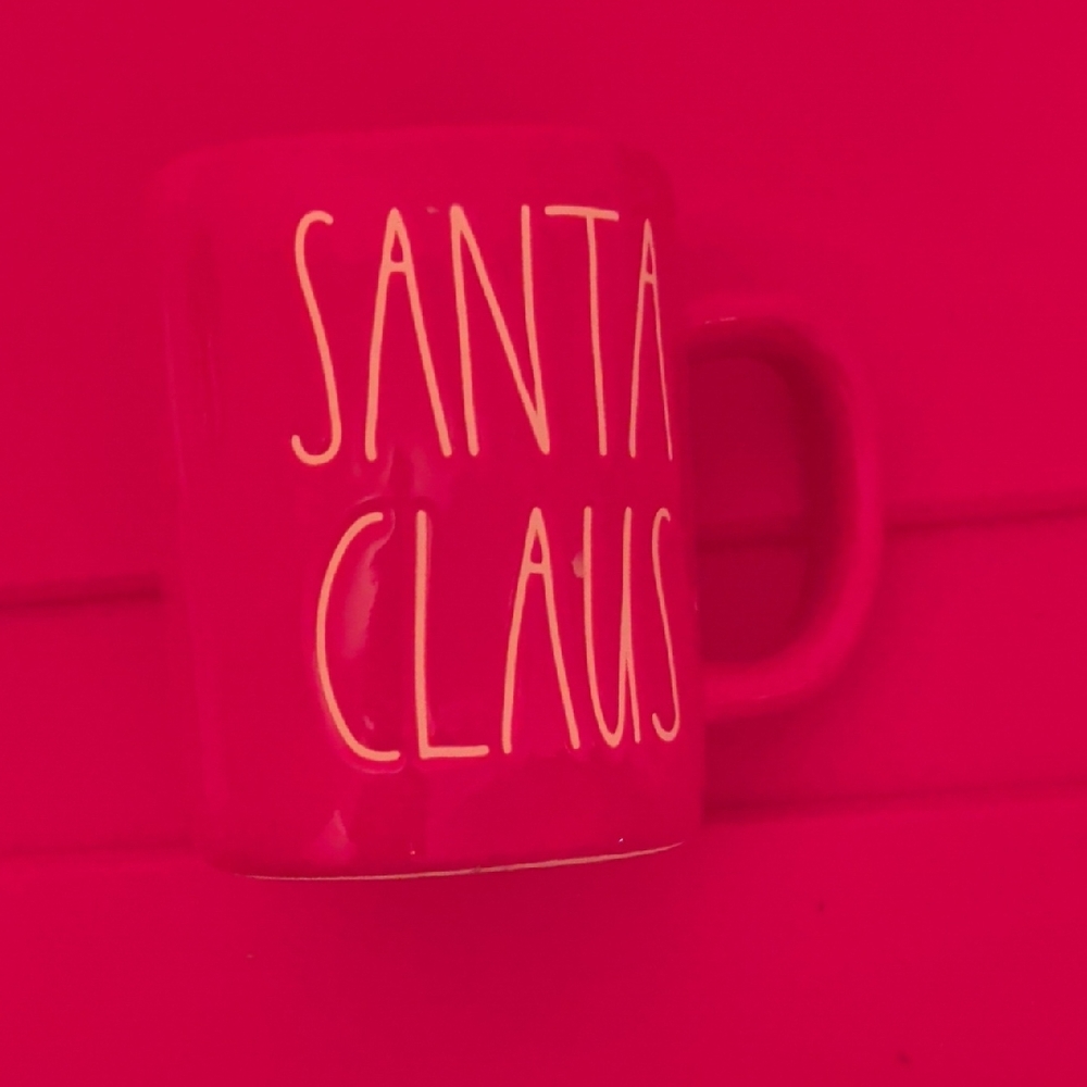 Rae Dunn Red Santa Claus Mug